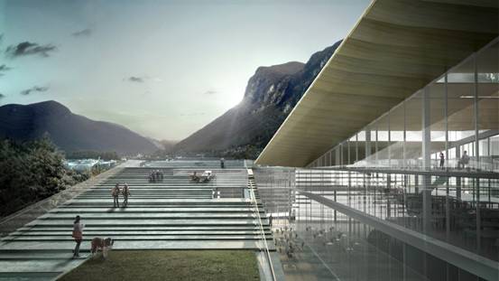 SUPSIУ԰Ŀ/ Kengo Kuma and Associates/SUPSI Campus Project / Kengo Kuma an...4ͼƬ