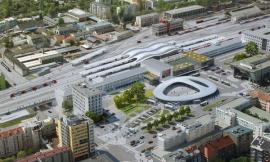 New platform canopy at the Main Train Station in Graz / Zechner &amp; Zechne