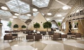 Wooden Cocoons in Heydar Aliyev International Airport