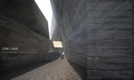 Con-Cave: Bamiyan Culture Center / reMIX studio